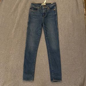 Madewell jeans NWT, 27T 10’’ high rise skinny